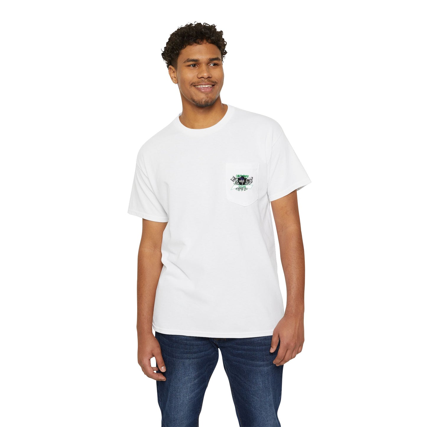 Pocket debt collector tshirt